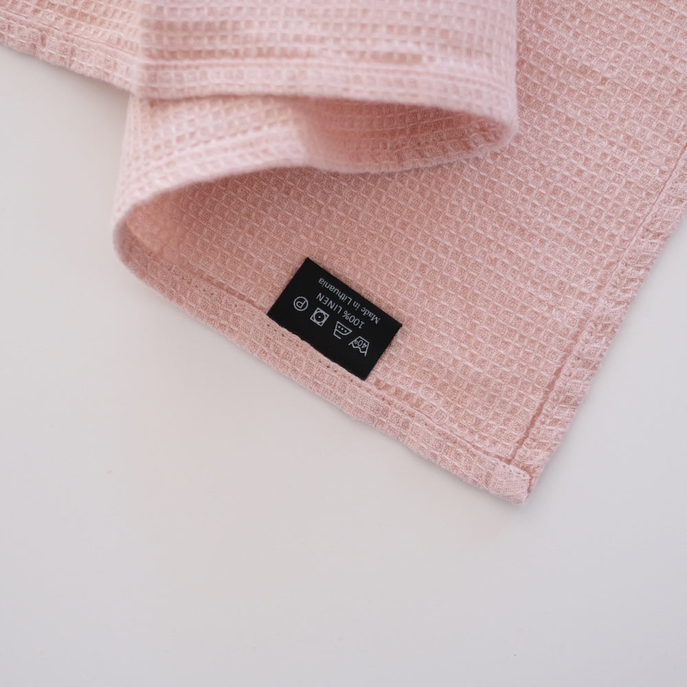 リネンワッフルタオル