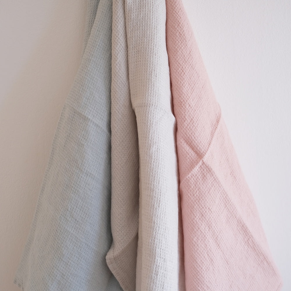 リネンワッフルタオル