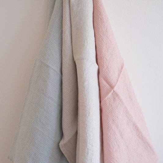 リネンワッフルタオル