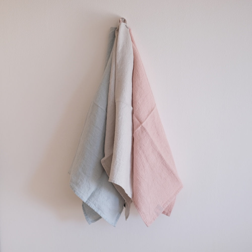 リネンワッフルタオル