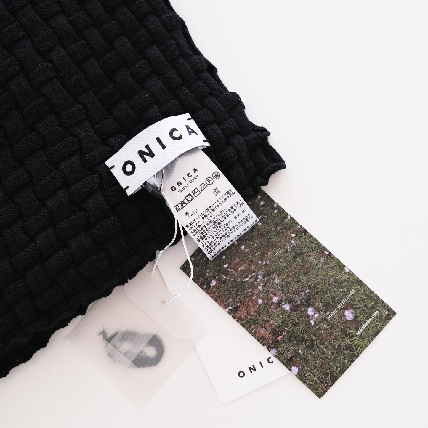 Cotton-boucle Basket Scarf