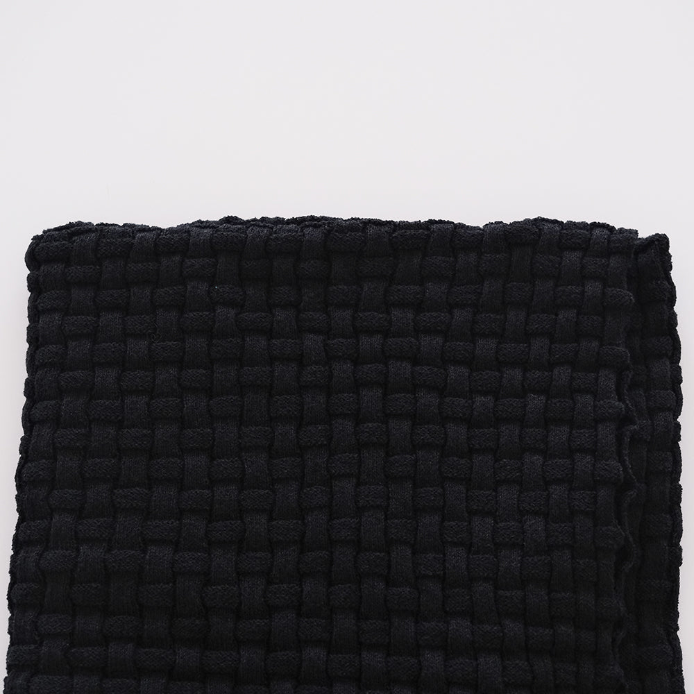 Cotton-boucle Basket Scarf