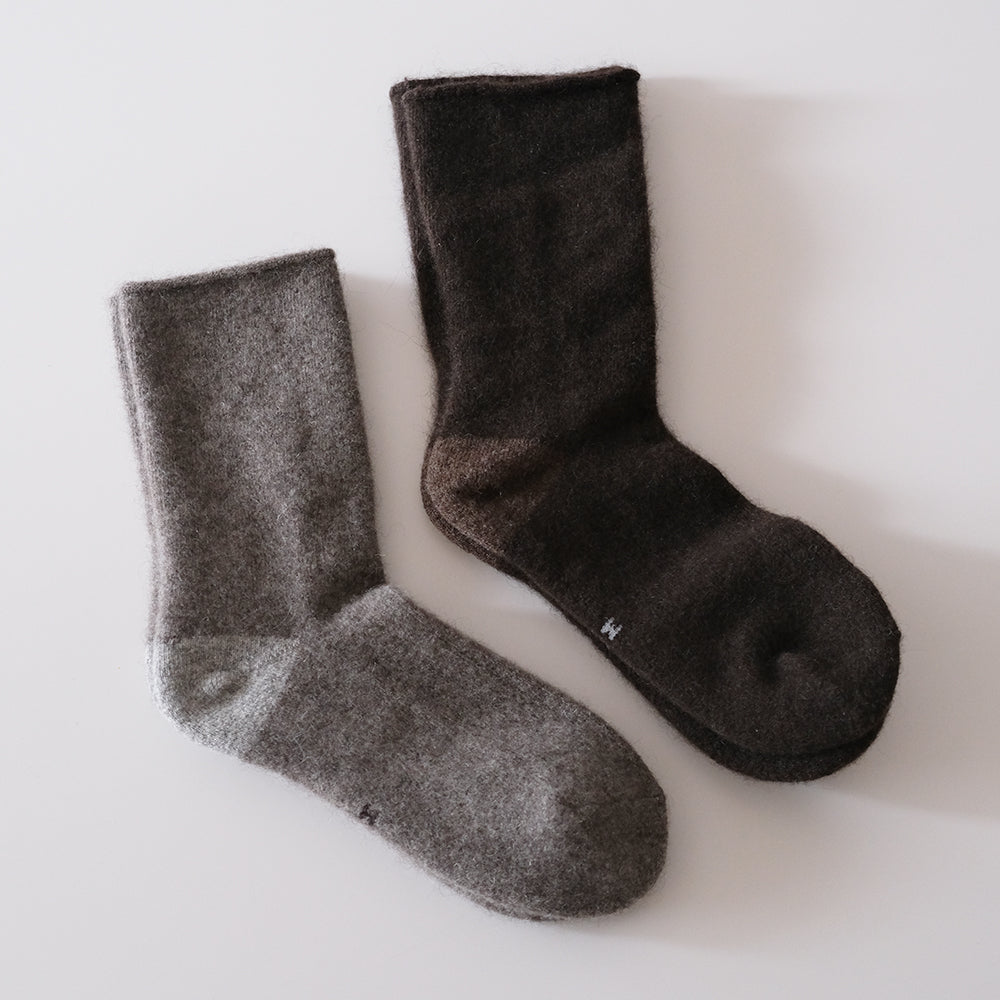 ヤクウールのゆったりソックス