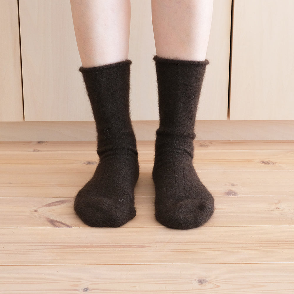 ヤクウールのゆったりソックス